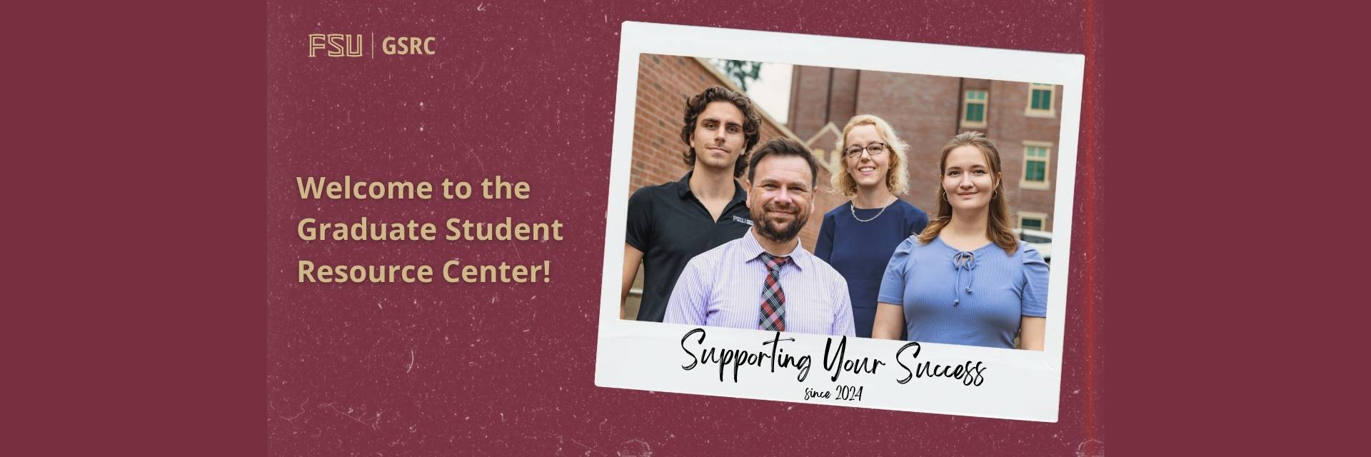 Graduate Student Resource Center banner