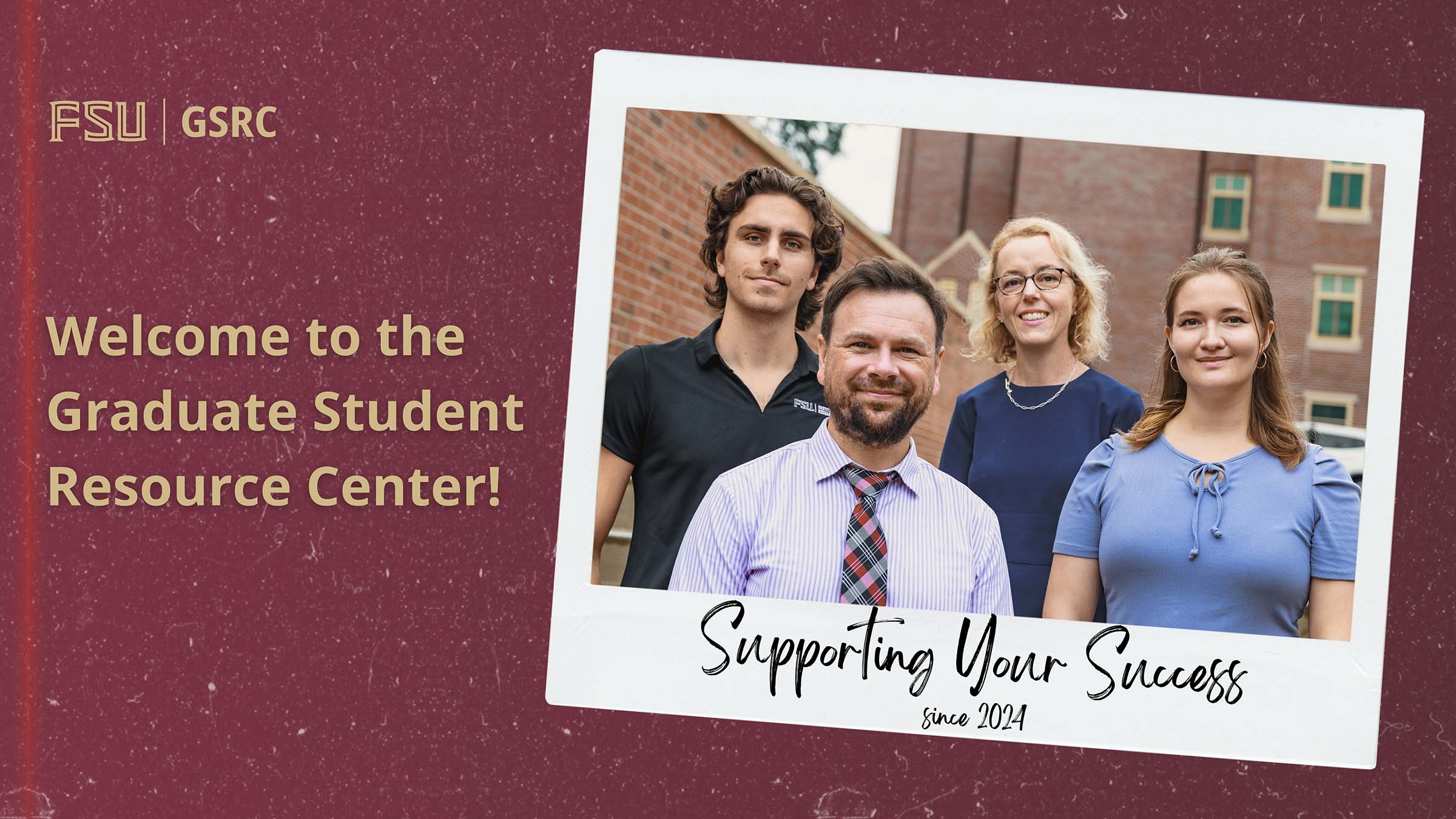 Graduate Student Resource Center banner